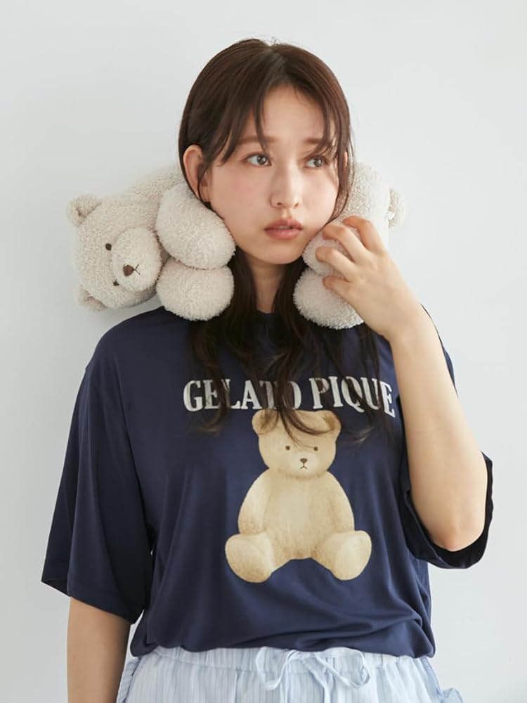 ゆうゆ ジェラートピケ Amazon.co.jp: [ジェラート ピケ] EC限定 ベアネックピロー